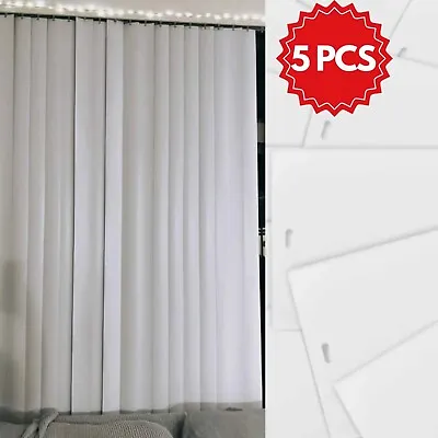 CUSTOM -5 PACK Vertical Replacement Blinds Slats Sliding Door Window Patio Vane • $19.95