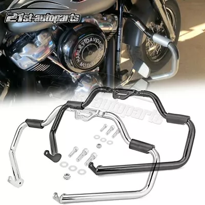 Highway Mustache Engine Guard Bar For 18-UP Harley Softail Fat Boy Sport Glide • $145.99