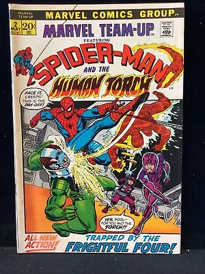 MARVEL TEAM-UP #2 -- SPIDER-MAN And THE HUMAN TORCH (May 1972) Mid Grade • $35