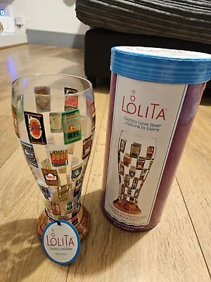 Lolita Beer Wall Pint 22oz Glass - Pilsner Cup - Brand New With Box Gift - UK • £17.95