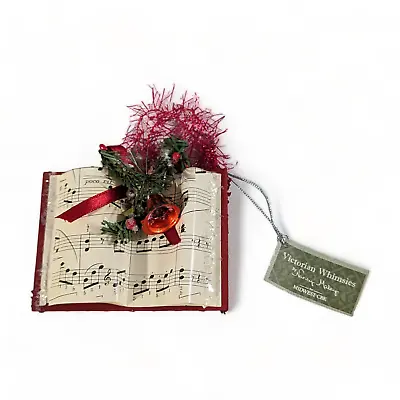 Nancy Malay  Victorian Whimsies  Sheet Music With Bell And Holly Ornament New • $9.99