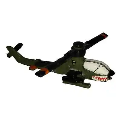 Vintage 1987 Galoob Micro Machines Military Helicopter Ah-1 Cobra Green W/ Face • $29.99