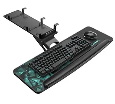 EUREKA ERGONOMIC Height Adjustable Mouse & Keyboard Tray Under Desk 28x10'' • $69.99