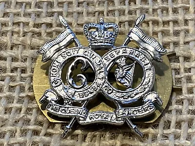 Queens Own Royal Lancers Collar Badge Staybrite • £12.95