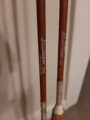 2 Vintage Montague  Fishing Poles 2 Piece  • $40