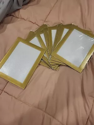 Magnetic Matte Gold Picture Frames 5X7  Set Of 12 • $1