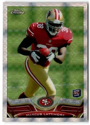 2013 Topps Chrome Xfractor MARCUS LATTIMORE #170 RC SAN FRANCISCO 49ERS 🏈 • $1.68