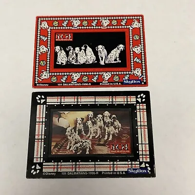 1996 Skybox - Disney 101 Dalmations Trading Card MAGNET Lot Of 2 Red Black CV JD • $12