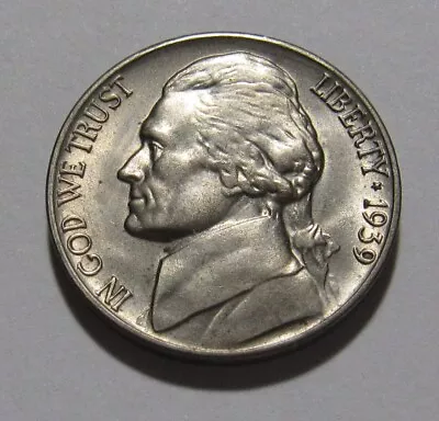 1939 D Jefferson Nickel - BU Condition / NICE Steps - 128SU • $14.93