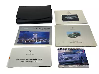 2000 Mercedes-Benz E-Class Owners Manual Consumer Info Warranty Book W/ Case OEM • $36.52