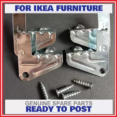 Ikea Besta Shelf Support Brackets & Screws 115443/4 Brand New Original Parts X4 • £2.50