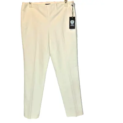 Vince Camuto Ivory Ankle Dress Pants Split Hem Women Size 6 • $18