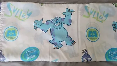 Vintage Disney's MONSTERS INC Full/Double Flat Bed Sheet (Fabric) • $25