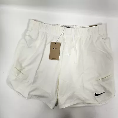 Nike Dri-FIT Advantage 7  White Tennis Shorts Men's Size Large DD8329-100 NWT • $59.99