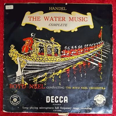 Handel - The Water Music Complete Vinyl Record. Ref00093 • £10.75