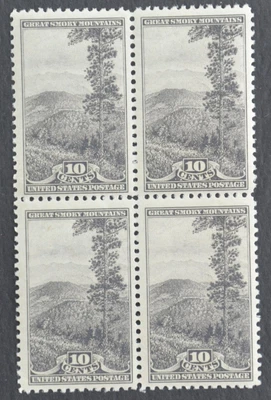 $1.36 • Buy Us 749 - Block Of 4 - Mnh - 1934 - Great Smoky Mountains