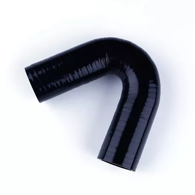 ID 2.5  To 2.75  135 DEGREE Elbow Silicone Reducer Intercooler Coupler Pipe BLK • $14.90