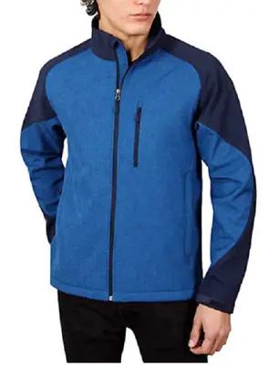 NEW! Kirkland Men Soft Shell Jacket Wind And Waterproof Breathable XXL BLUE • $27.99