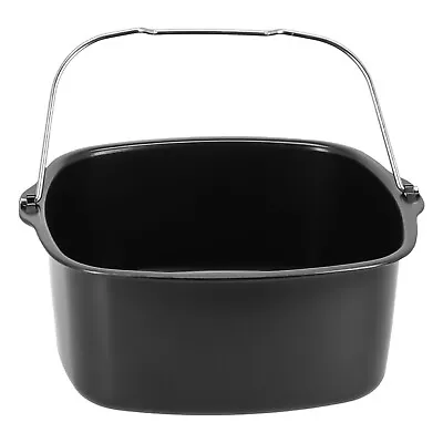 1pc Non-stick Cake Baking Pan Oven Fry Basket Dish For Philips Air Fryer Black • $36.55