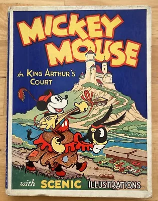 Disney Mickey Mouse In King Arthur's Court First Edition Near Fine Pub Dean 1934 • $195.76