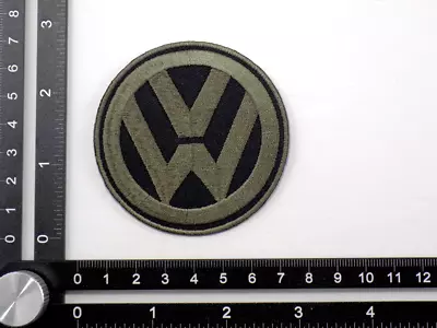 Vw Embroidered Patch Iron/sew On ~2-5/8  Volkswagen Rallye Beetle Wrc Bulli T1 • $6.99