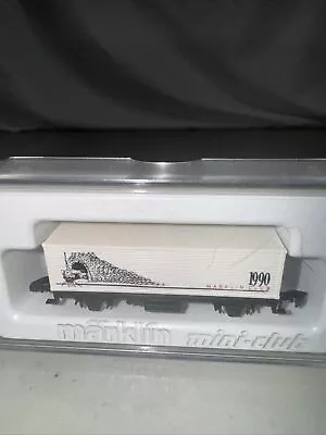 Z Scale Marklin Mini-Club 1990 Train Coming Of Tunnel Box Car Brand New Germany • $39.99