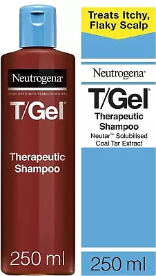 Neutrogena T/Gel Therapeutic Shampoo Treatment Itchy Scalp Dandruff 250 Ml • £11.99