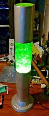 RARE Vintage GIGANTIC 31  GREEN GLITTER/LAVA/MOTION FLOOR LAMP • $499.99