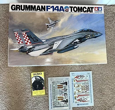 Tamiya Grumman F-14A Tomcat Model Teknics TK 3202 Cockpit Superset Decals 60301 • $179.99