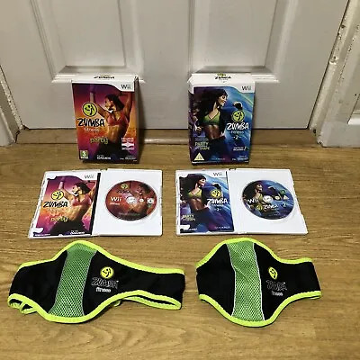 Zumba Fitness Game & Zumba 2 With Fitness Belt With BOX For Nintendo Wii - VGC • £17.05