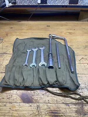 Mercedes Benz Tool Kit Roll W Original Heyco Wrenches Vintage 1970’s Green Pouch • $125