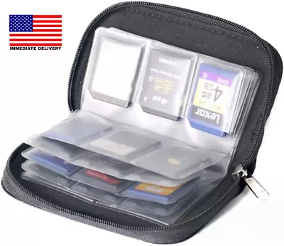 1Pcs Memory Card Storage Carrying Pouch Case Holder Wallet For CF/SD/SDHC/MS/DS  • $9.90