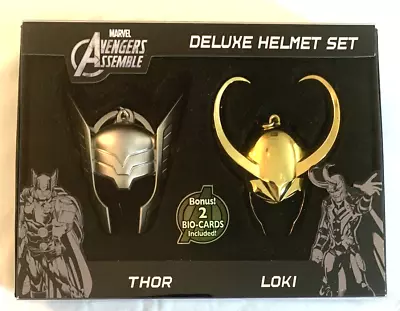 Thor And Loki Deluxe Helmet Keyring Set • £48.22