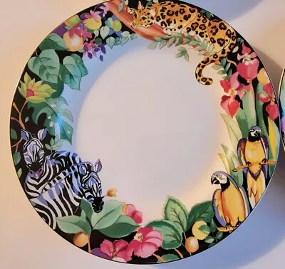 Vitromaster Sue Zipkin 7 3/4  Salad  Plate -  Rain Forest  • $8.99