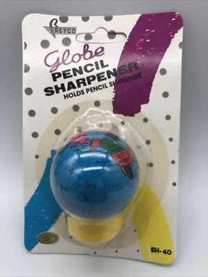 $7.88 • Buy NOS New Vintage ADI SH-40 Miniature Globe Pencil Sharpener