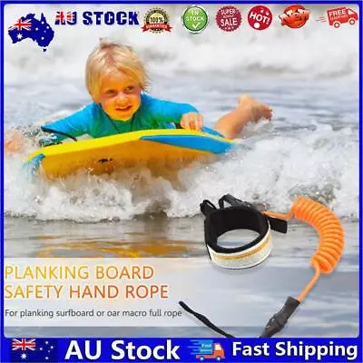 AU Safety Surfing Hand Rope Stand Up Paddle Board Leash For Surfboard (Orange) • $9.42