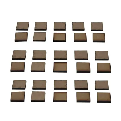 3mm Thick 20mm 25mm 32mm 40mm Square Wargaming Bases Base Ideal For Warhammer • £2.25