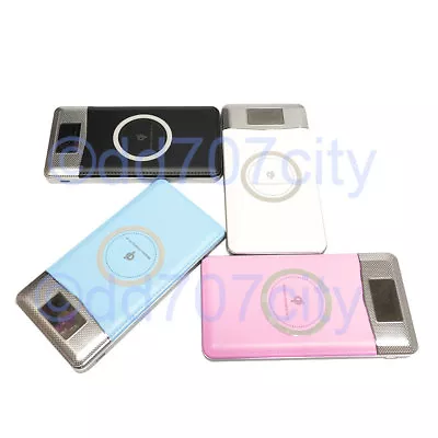 20000mAh L Power Bank 2 USB Wireless Charging Battery LED For Cell Phone Tablet • $8.99