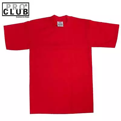 Pro Club Men's Heavyweight Cotton Short Sleeve Crew Neck T-Shirt (More Colors) • $16.50