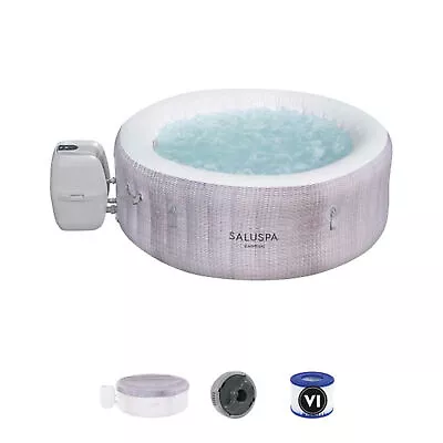 Bestway SaluSpa 71 X 26 Inch Inflatable Cancun AirJet Hot Tub Spa (Open Box) • $380.35