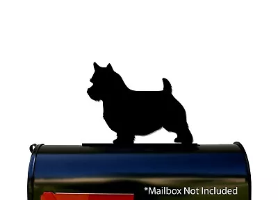 Norwich Terrier Silhouette - Metal Mailbox Topper - Hardware Included • $35