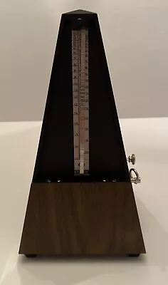 Vintage Wittner Mahogany Color Metronome Made In Germany Original Box 5413 • $29.99