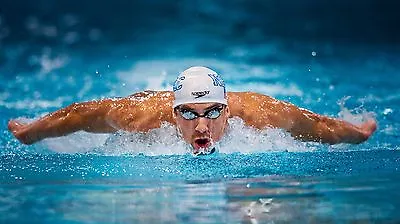 Michael Phelps Swimmer 24X36 Inch Poster Olympics Prints  • $23.99