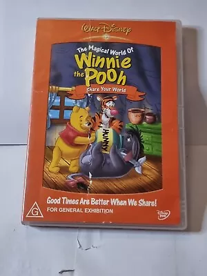 The Magical World Of Winnie The Pooh - Share Your World (DVD 2004) Da328 • £6.09