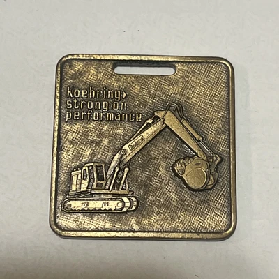 $18.49 • Buy KOEHRING Hydraulic Track Crane Watch Fob STRONG ON PERFORMANCE Advertising 2  XL