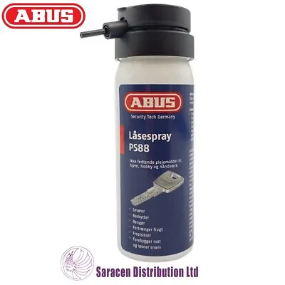 ABUS PADLOCK LUBRICANT MAINTENANCE SPRAY 50ml - PS88 • £11.94