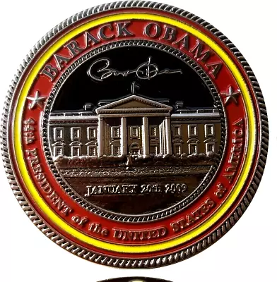 Rare Signed 44th President Barack Obama White House Challenge Coin • $23