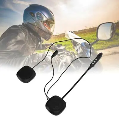 Motorcycle Helmet Bluetooth 5.0 Intercom Headset Stereo Speaker Mic • $10