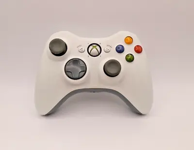 Genuine Official Microsoft Xbox 360 Wireless Controller White - Free Postage • $37.95