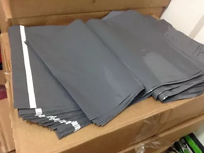 £4.11 • Buy Strong Grey Plastic Mailing Bags Poly Postal Postage Post Self Seal - All Sizes 